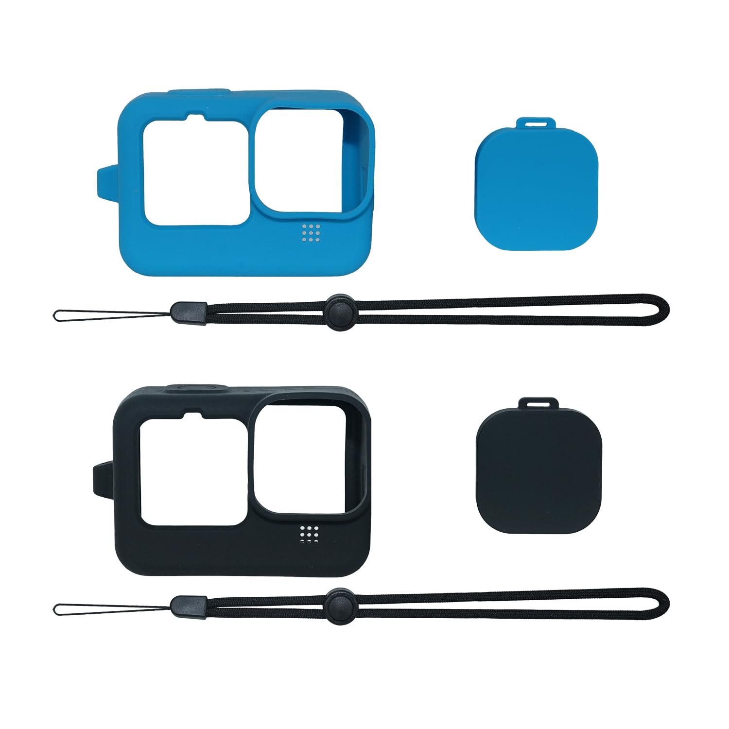 HOJI Hero12 Black Protective Case, 2 Packs(Blue+Black) + Lens Cap, Compatiable for Go Pro Hero 9/10/11/12 Black_Blue (B0CVFLQMDD) Amazon Price History, Amazon Price Tracker