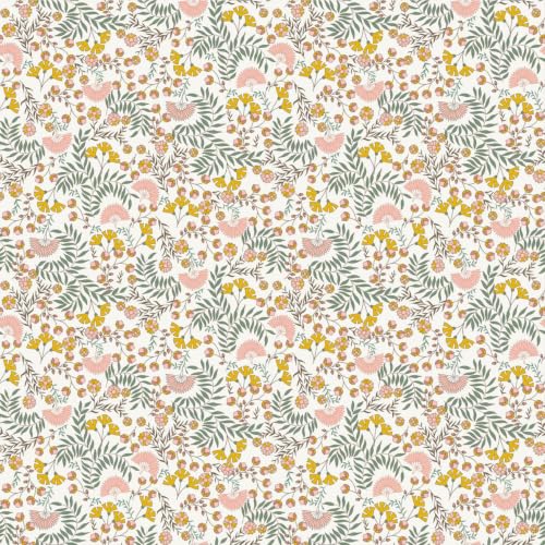 Image of LORETO - A QUALITY LINEN BRAND 144 TC 100% Pure Cotton King Size Fitted Bedsheet with 2 Pillow Covers for 72 x 72 Inch Mattress, All-Around Elastic, 8 Inch Deep Pocket, Ditsy Fresh Floral