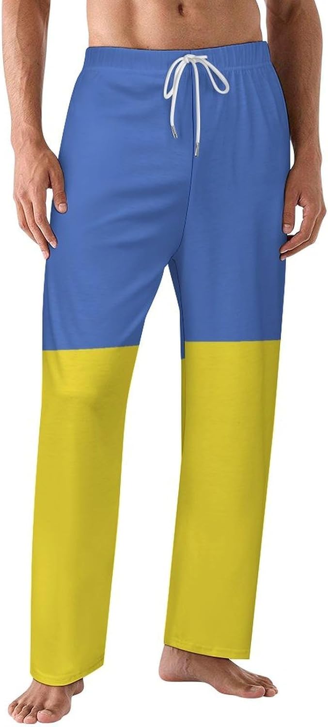 Adugen Origei Men Pajama Pants Sleepwear Uzbekistan Flag Men Sleepwear Sweet Pj Bottoms