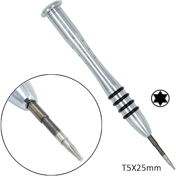 4Piece MacBook Repair Tool Kit,5 Point Star 1.2mm Pentalobe P5 + Torx T5 Screwdriver for MacBook Air 11 13 and Pro with Retina Display