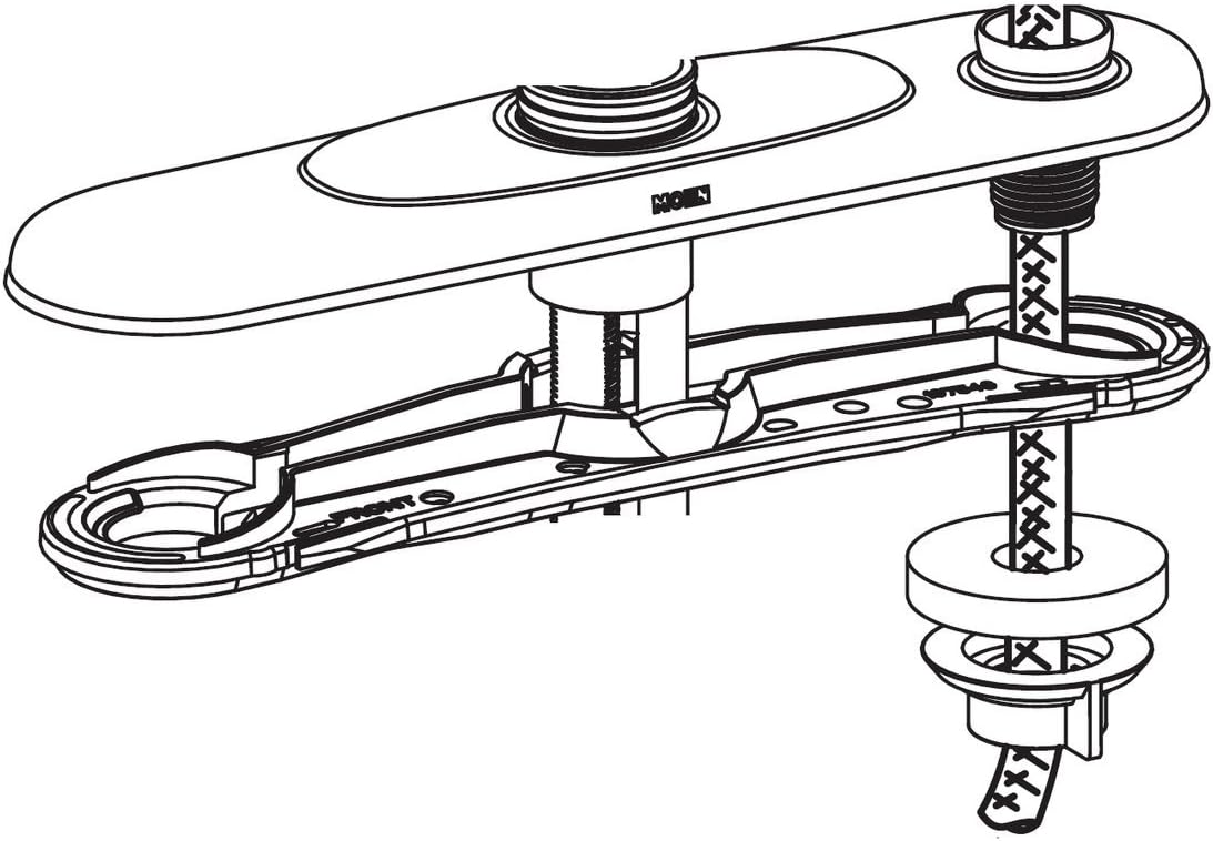 Amazon.com: Moen 115049 Escutcheon with Hose Guide, Chrome : Tools ...