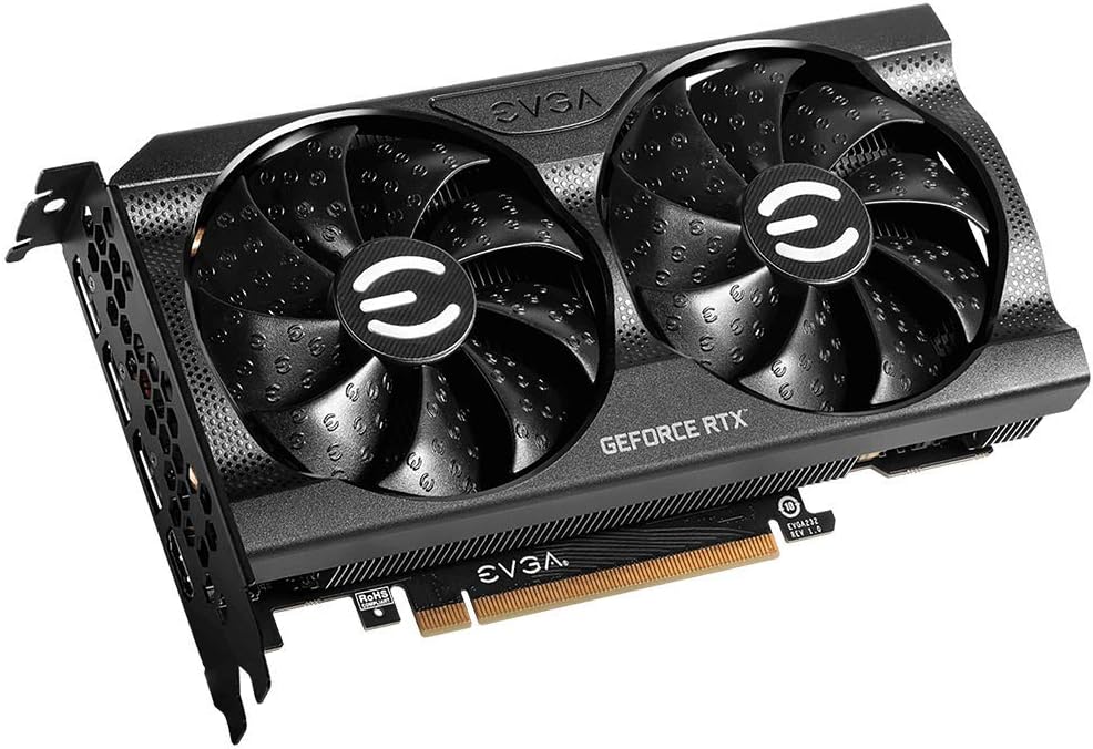 EVGA GeForce RTX 3060 XC Black Gaming, 12G-P5-3655-KR, 12GB GDDR6, Dual-Fan