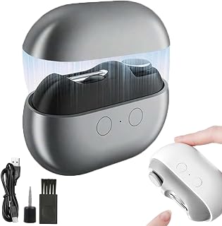 2 in 1 Electric Nail Clippers for Seniors, 2026 New Electric Polishing Automatic Nail Clippers with LED Light & Storage Box, Electric Nail Trimmer with 2 Adjustable Speeds for Baby Adult(#A)