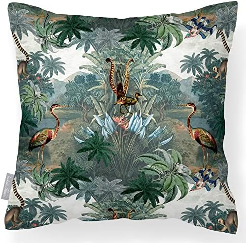 Izabela Peters® Luxury Designer Garden Outdoor Cushions | Waterproof, Filled & Breathable - Kilimanjaro - Perfect For Rattan Furniture, Chairs, Benches