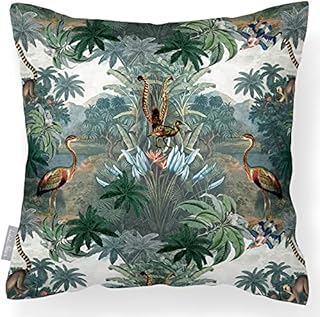 Izabela Peters® Luxury Designer Garden Outdoor Cushions | Waterproof, Filled & Breathable - Kilimanjaro - Perfect For Rattan Furniture, Chairs, Benches