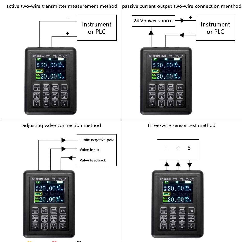 Générateur de Signal Réglable 4-20MA 0-10V Jauge de Signal de Contrôle de Processus Source de Courant Constant Simulateur 0-20MA