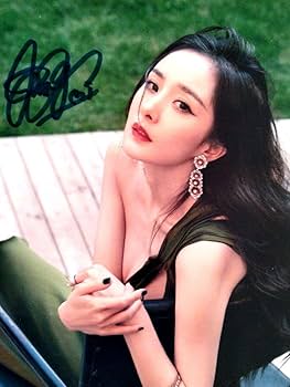 Amazon.co.jp: セール中…ヤン ミー直筆サイン入り2Lサイズ写真…Yang Mi