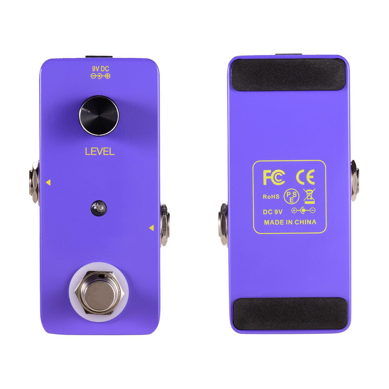 Mini Looper, Pedal de Bucle de bajo Púrpura Overdubs de 5 Minutos Tiempo de Bucle con Interfaz USB, para Grabación de Guitarra