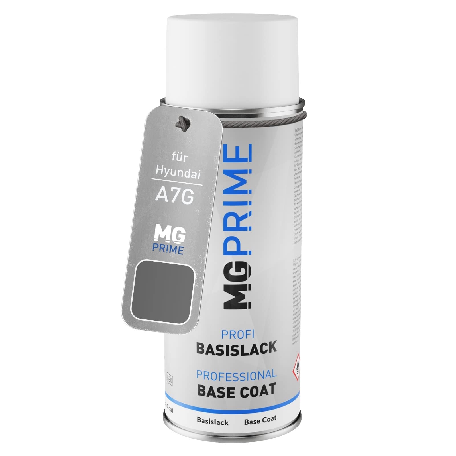 TRISTARcolor Vernice per auto Kit di bombolette spray per Hyundai A7G Aurora Grey Metallic vernice di base vernice trasparente bomboletta a spruzzo 400ml TRISTARcolor Vernice per auto Kit di bombolette spray per Hyundai A7G Aurora Grey Metallic vernice di base vernice trasparente bomboletta a spruzzo 400ml
