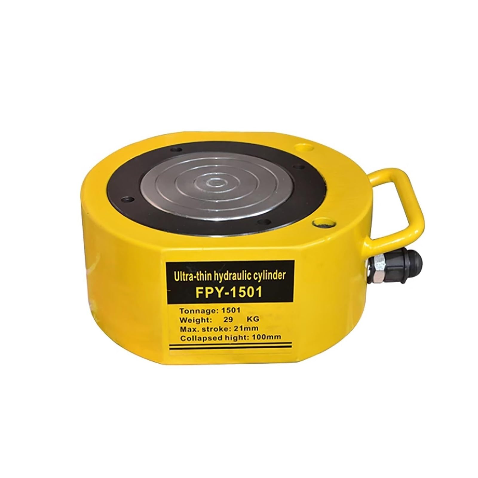 Automatyczny podnośnik hydrauliczny, niskoprofilowy podnośnik z siłownikiem hydraulicznym o skoku, wielofunkcyjny mały podnośnik hydrauliczny (skok 150 T/150 kg - skok 2,08 cm)