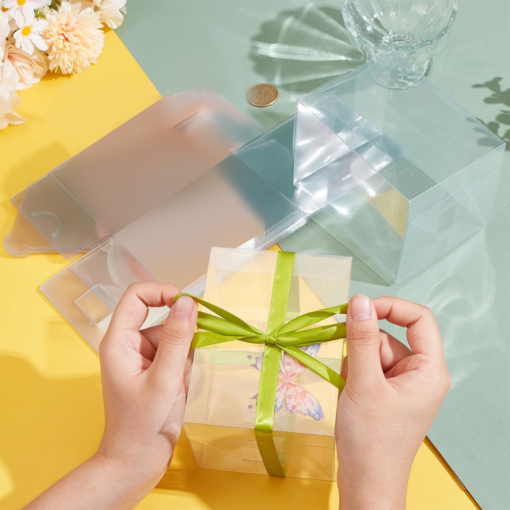 NBEADS Scatole Regalo Trasparenti Con Fiocco - 24 Confezioni Per Bomboniere, Dolci E Decorazioni Natalizie - Foto 8