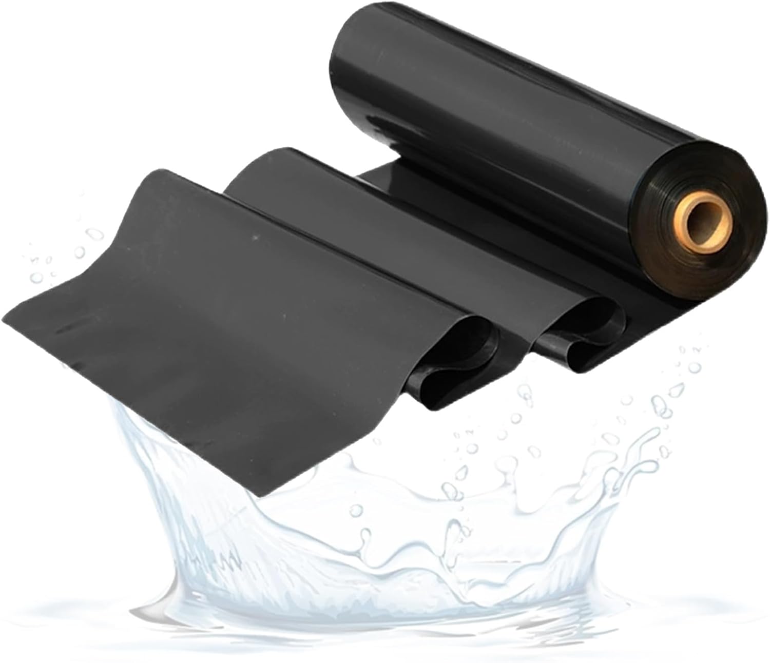 Large Garden Pond Membrane Flexible Construction Film 0.12mm Pliable Pond Tarpaulin for Waterfall Stream and Aquaculture Impermeable Sealing Film 2x2 4x1 6x3 7x5 10x8.0m(7x3.0m(23x9.8ft))