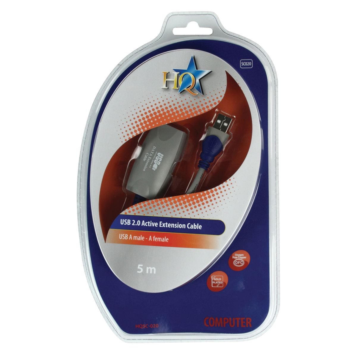 Rallonge Câble USB 2.0 D'Extension 1.5m Mètres