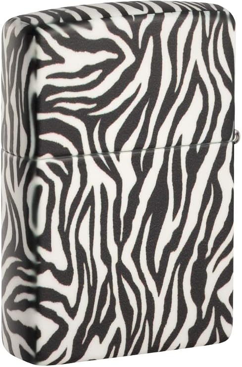 Zippo 540 Color Zebra Print Design Pocket Lighter
