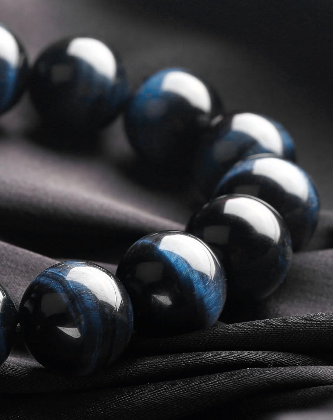 Miniatura 3 de Blandinelove Pulsera de cuentas, pulseras de cuentas auténticas hechas a mano naturales de alta calidad, pulsera elástica de piedras preciosas para