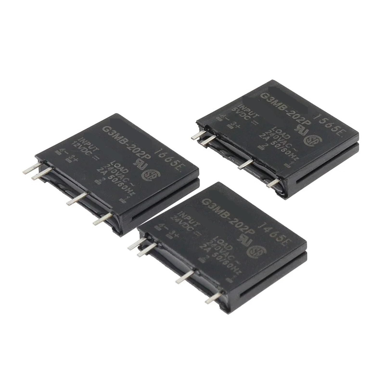 Relé de estado sólido G3MB-202P 5V para placas PCB y automatización doméstica con salida CA