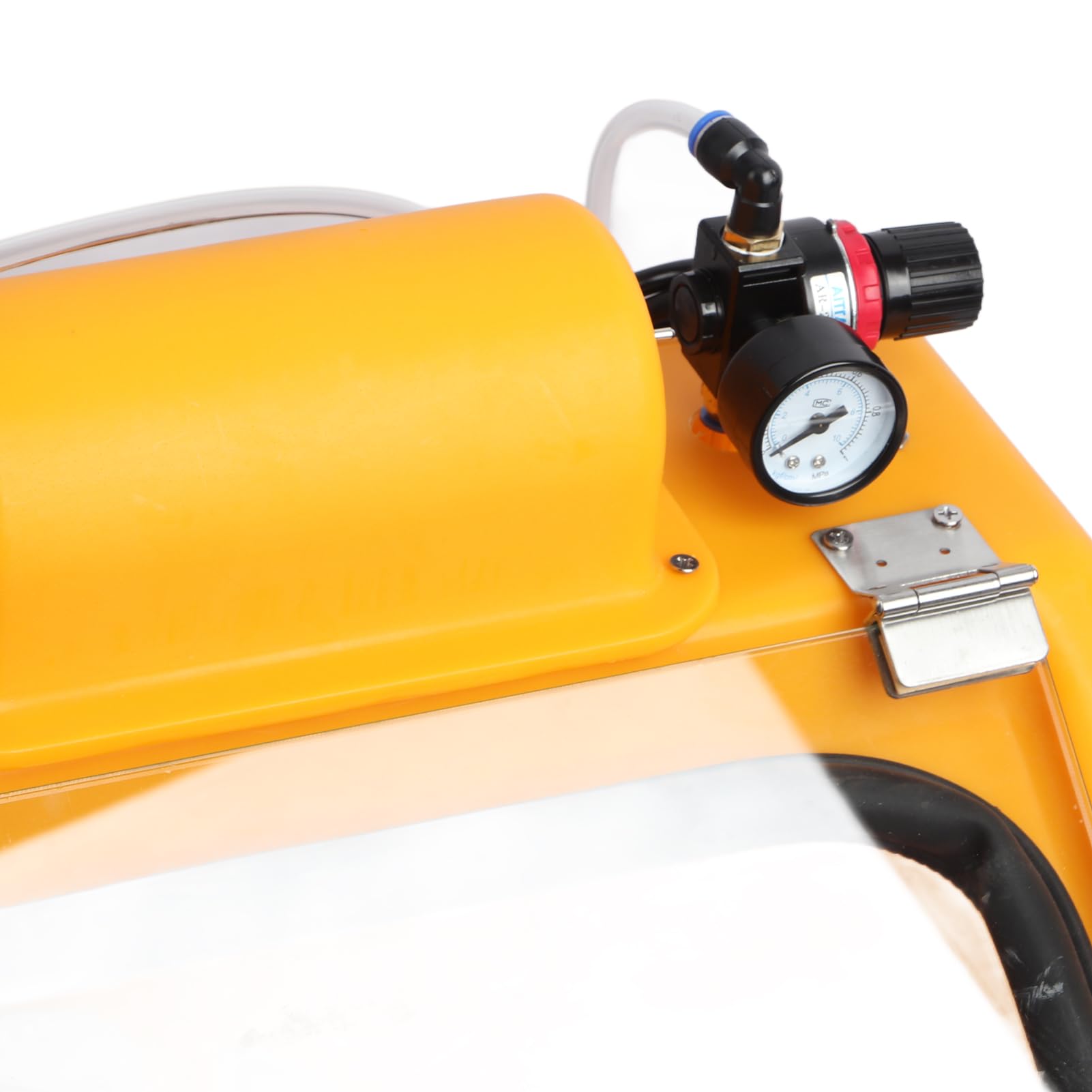 Fine Sand Blasting Machine, Large View Window Descaling Dual Gauges Manual Sand Blasting Machine Remove for Rough Surfaces for Stamping Parts