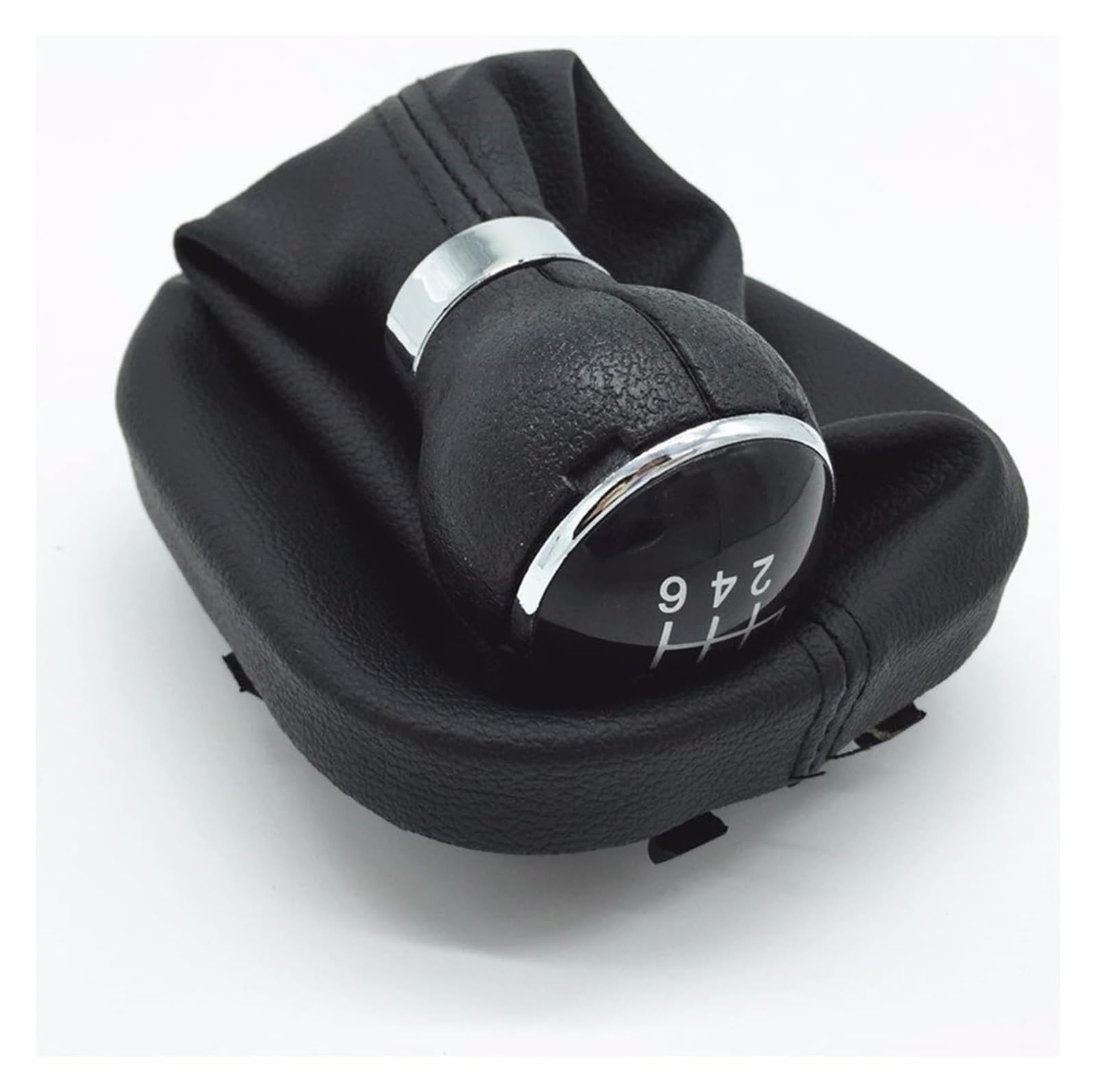 Jsrvqkms 6 Speed Car Gear Knob For Vw For Caddy 2 Ii Mk2 For Touran 2004-2015 5 Car Gear Stick Shift Knob(6 Speed)