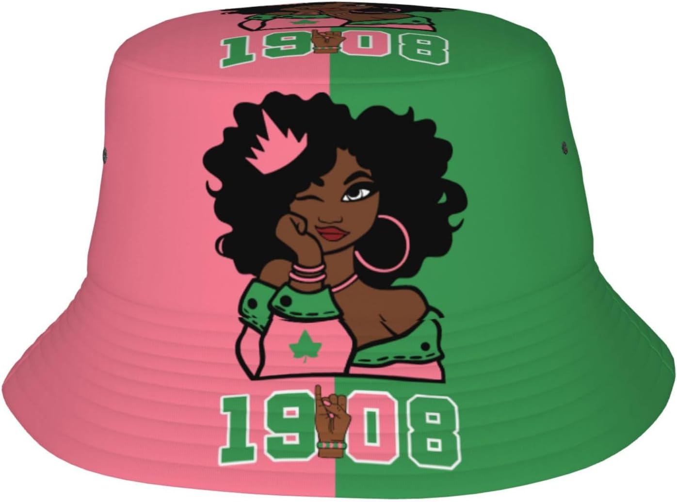 Sorority Gifts Bucket Hat Lightweight Beach Sun Hat Fashion Fisherman Hat for Women Men