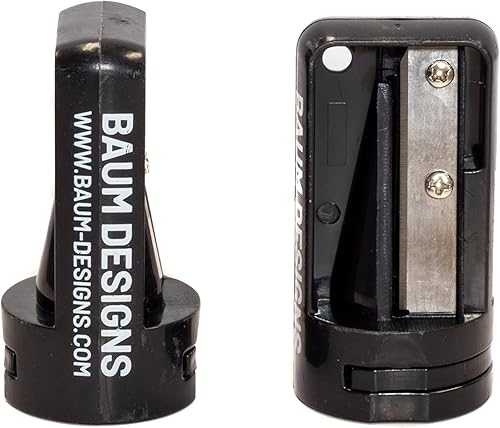 Miniatura 4 de Paquete de 2 sacapuntas de carpintero manual portátil para carpintería