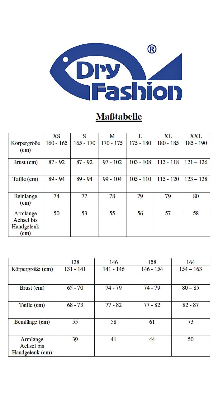 Dry Fashion Unisex Trockenanzug Sailing Standard 13141 | Segeln Tauchen