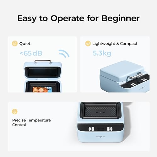 Miniatura 8 de HTVRONT Máquina de prensa de calor para fundas de teléfono, máquina de prensa de calor al vacío para fundas de teléfono, prensa de sublimación para