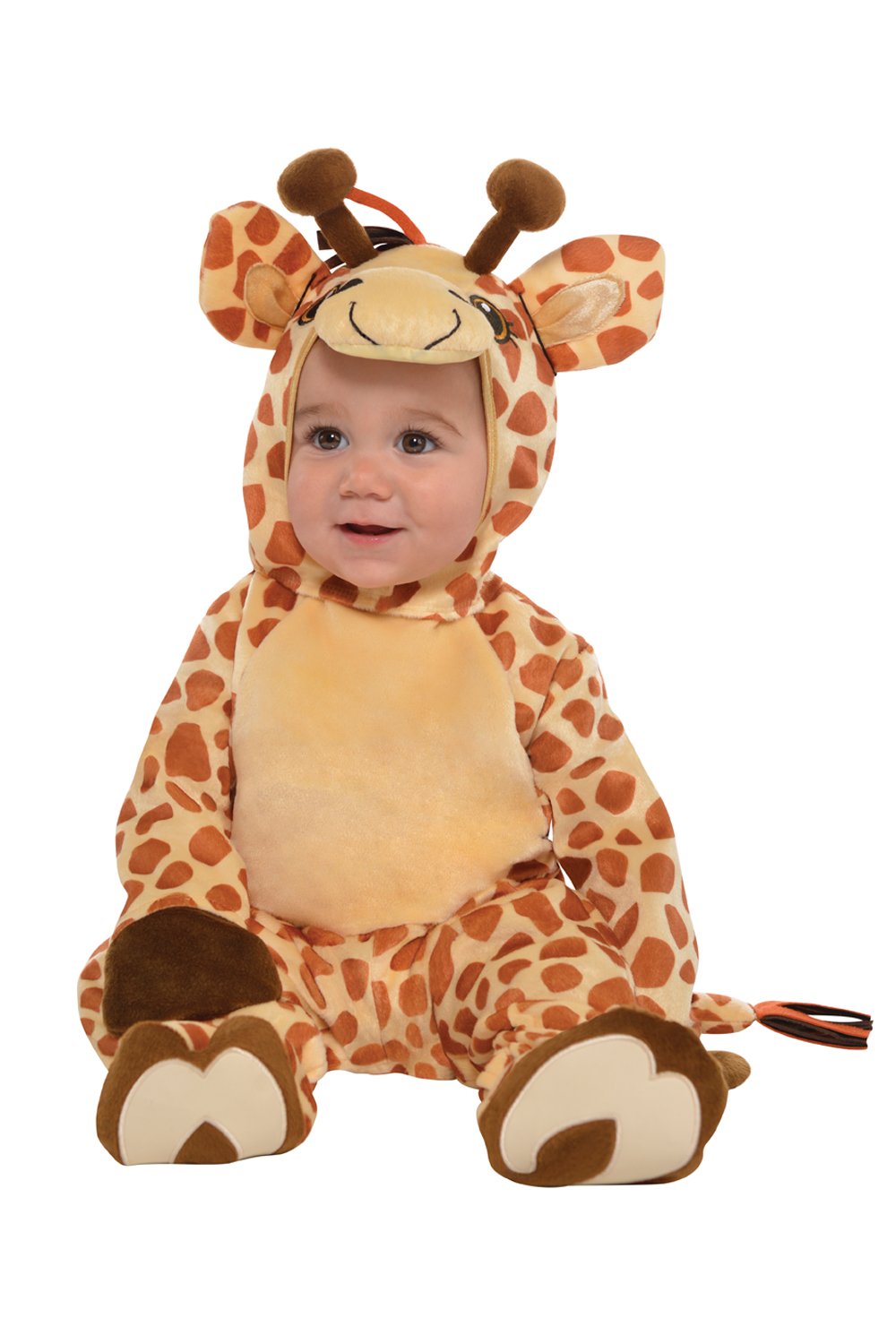 amscan (PKT) (Fix 12/6) (FBA 2/2) (9902076) Child New Junior Giraffe Costume (0-6m)