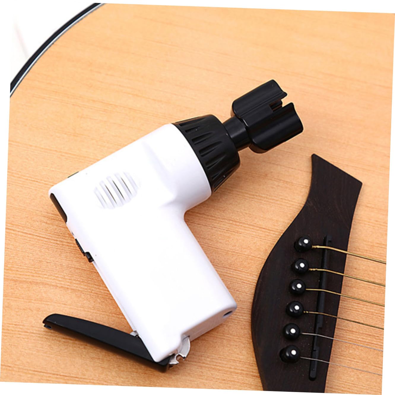 Yardwe Dispositivo De Bobinado Eléctrico Para Guitarra Enrollador De Cuerdas De Guitarra