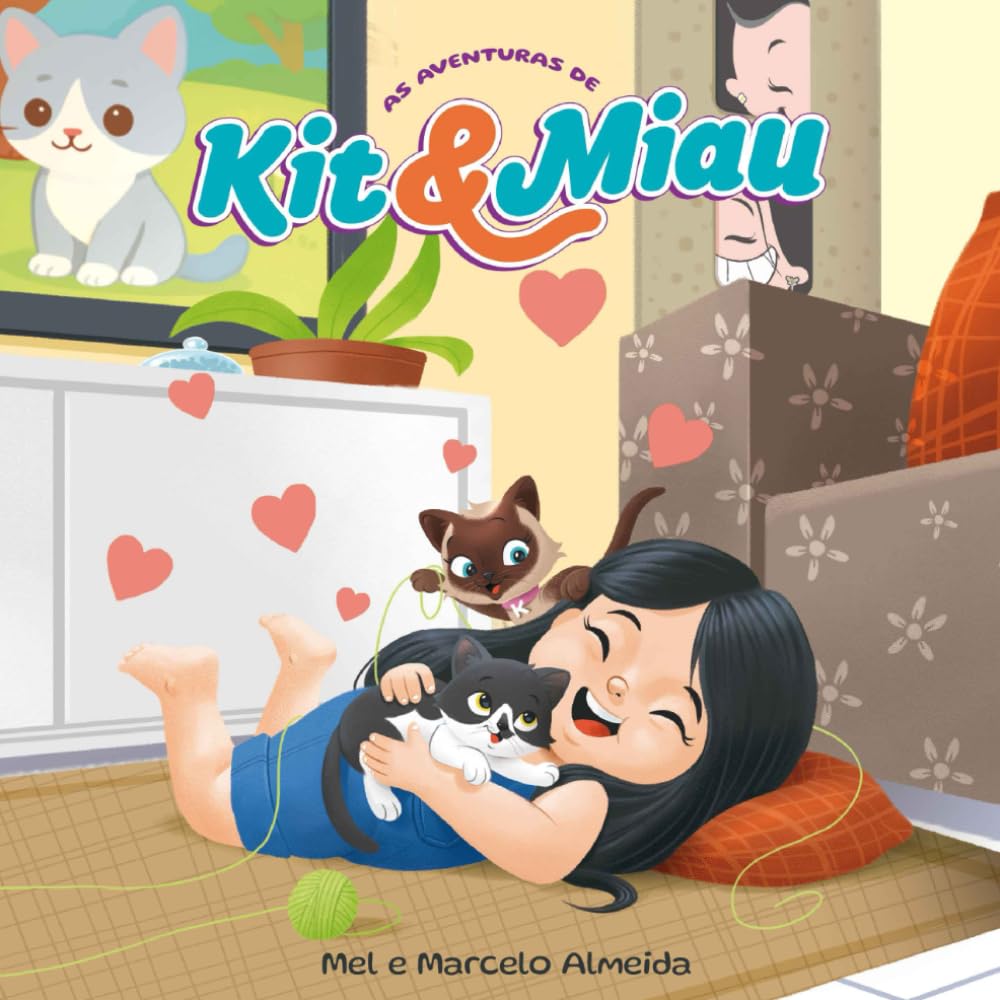 As aventuras de Kit&Miau: Aventuras de uma dupla de gatinhos arteiros, adotados pela linda Melissa.