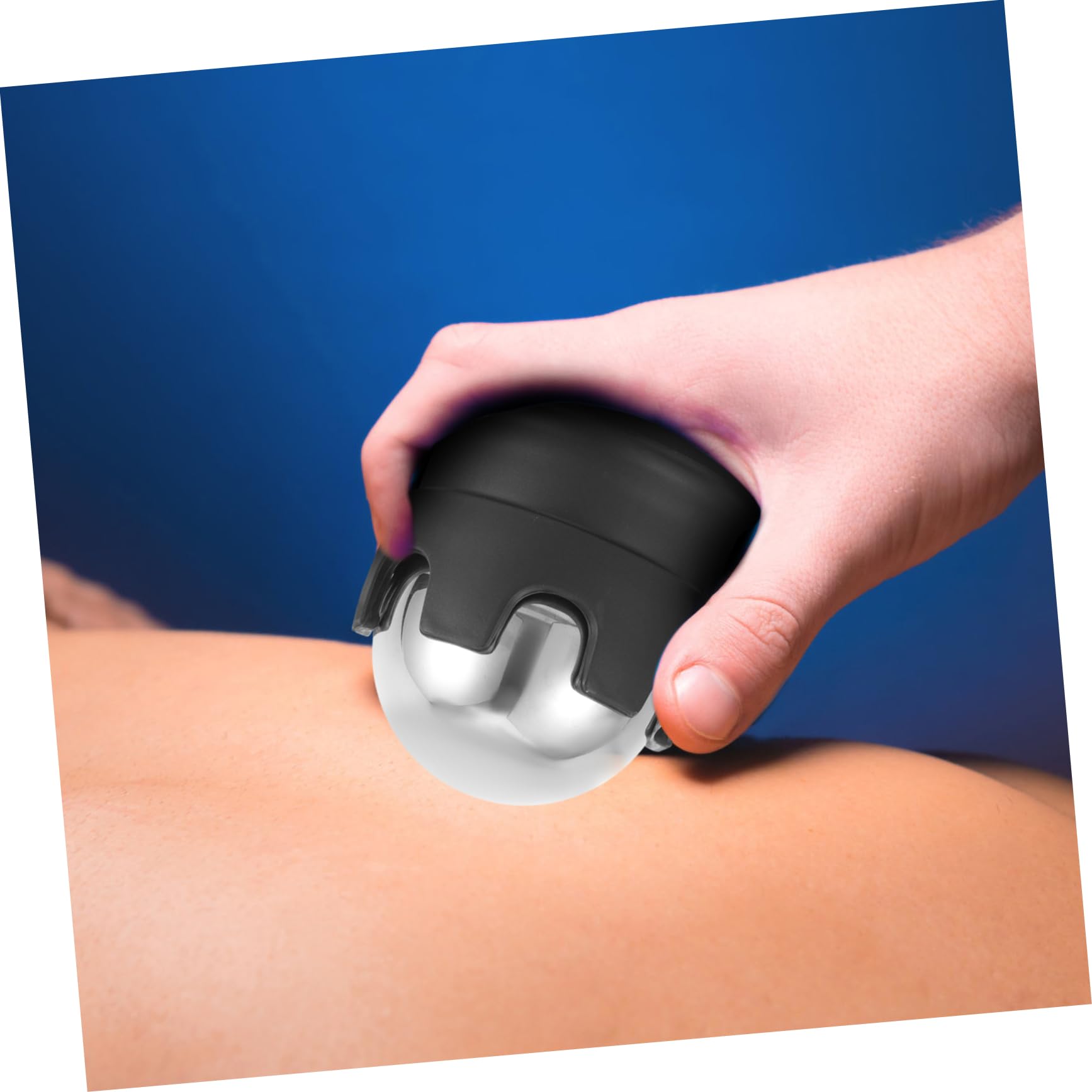 Bola para Relajación Muscular Portátil de Masaje de Acero Inoxidable Desmontable Compresa Caliente y Fría y Alivio de Hombros y Cuello