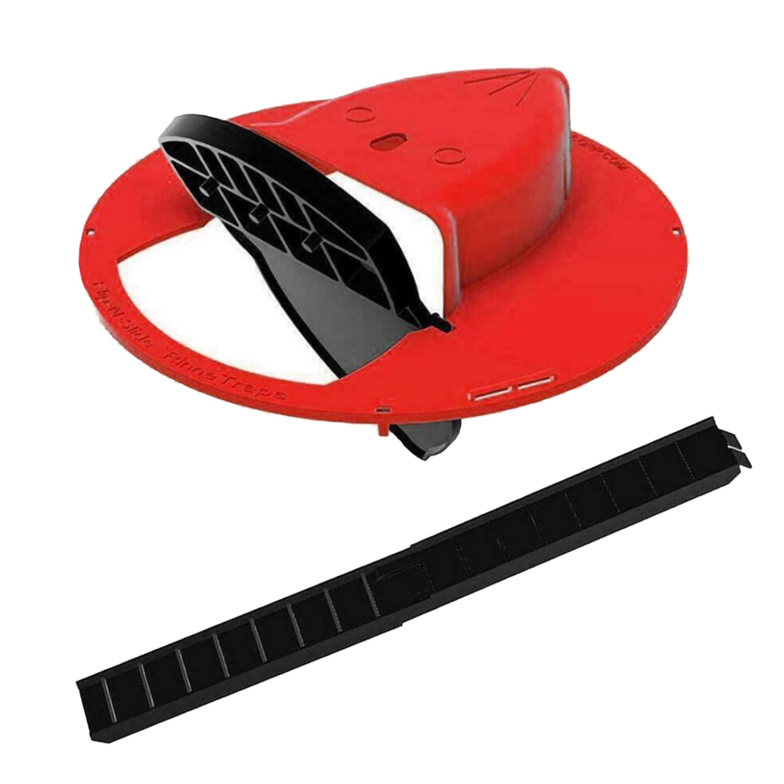 Losa Mouse Trap Flip N Slide Bucket Cap Rat Catcher with Ladder Red