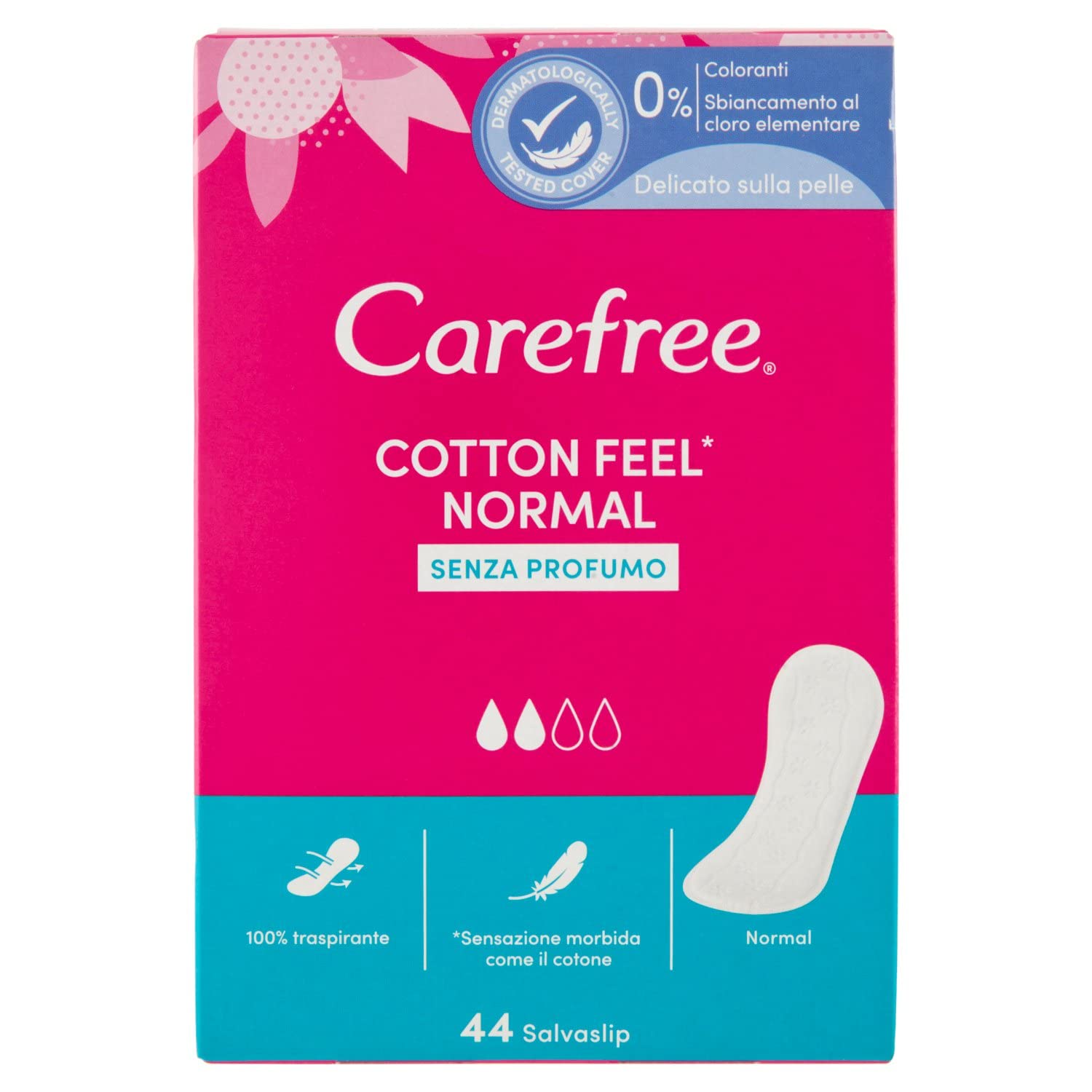 Carefree Lot de 44 protège-slips respirants
