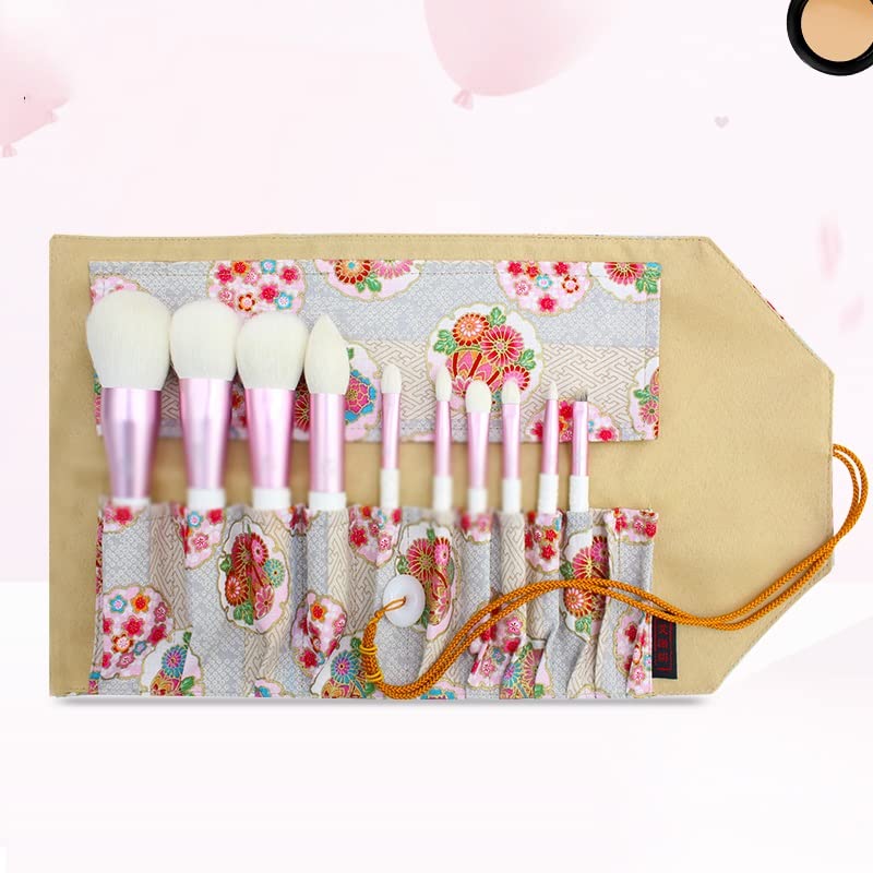 Profession 10 Piece Brush Set Make Up Makeup Brushes Make Up Brush Tools Kit - Image 3