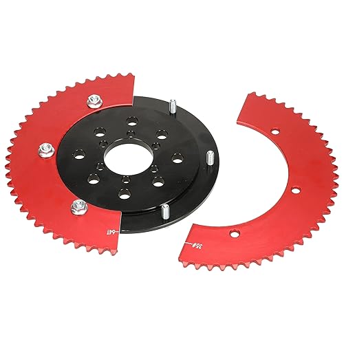 Vista 6 de GREHUA Piñón dividido universal de 35 cadenas 64T compatible con Mini Bike Predator 212 Coleman CT200U CT200U-EX BT200X CT100U TrailMaster MB200