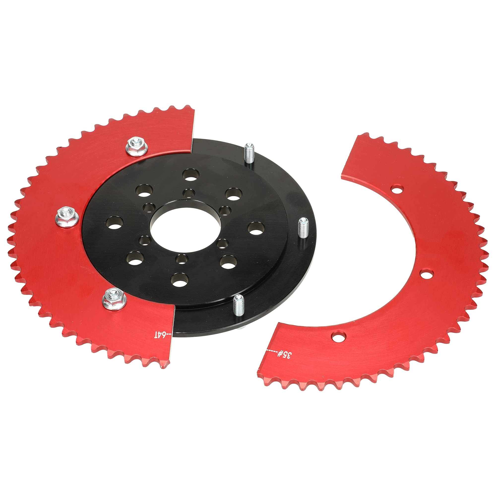 Go Kart Axle GREHUA #35 Chain 71 Tooth Split Sprocket For Predator