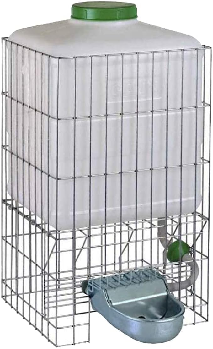 Orework Bebedero Aluminio con Protector Y DEPOSITO 20 litros