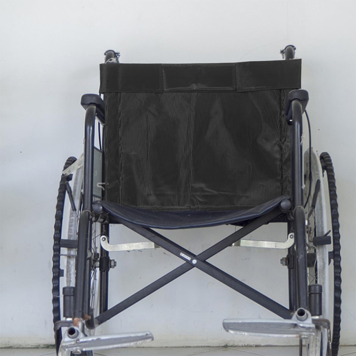 Cojín y Respaldo para Silla de Ruedas Negro Oxford 2 Piezas | Juego de Repuesto, Diseño Ergonómico, Gran Soporte, Tela Oxford Resistente y Transpirable