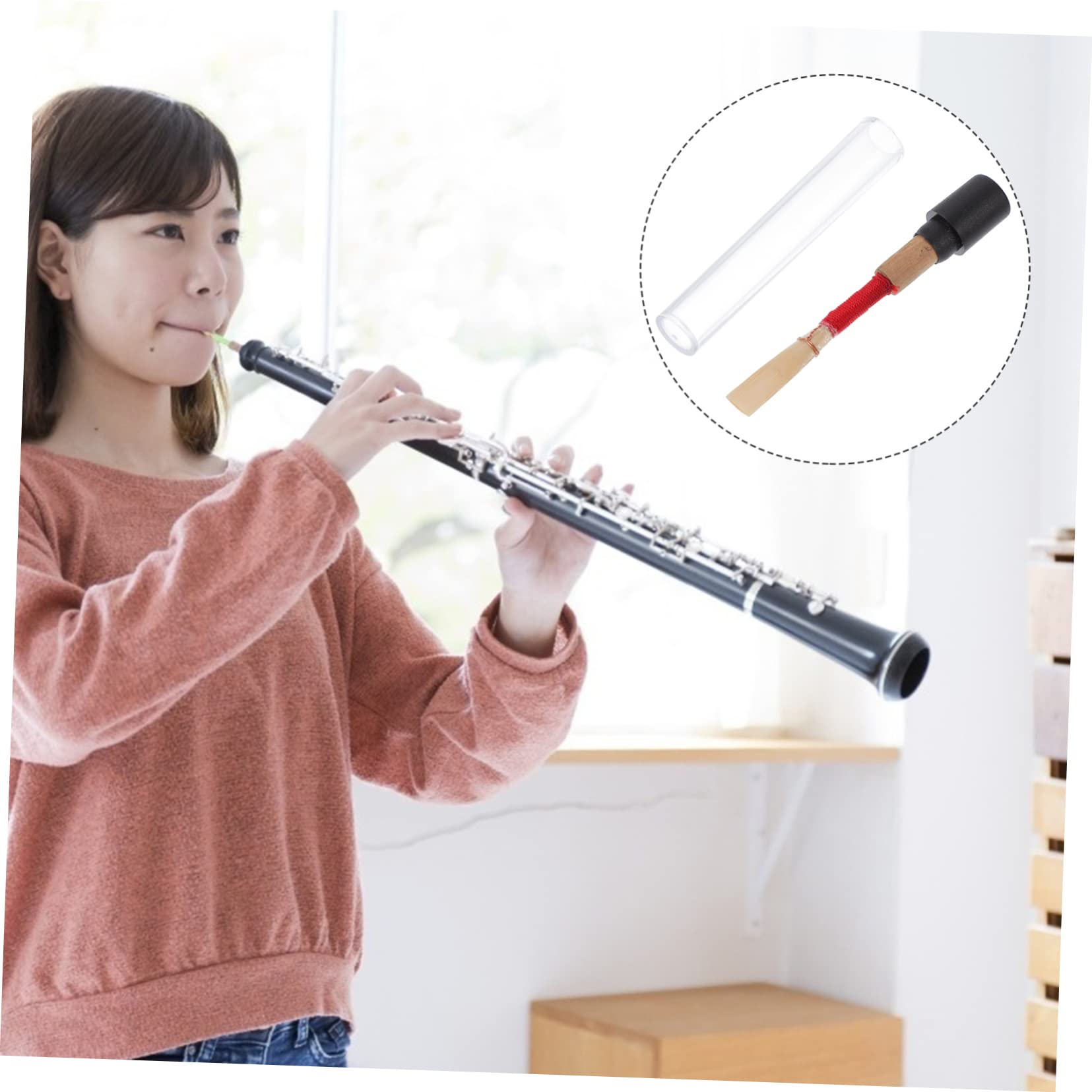 HEMOTON 9 Pezzi Accessori Per Strumenti Oboe Parti Di Ricambio Per Strumenti A Fiato Doppio Fascio Sostituzione Ance Forniture Per Oboe Ance Di Ricambio Confezionate Singolarmente