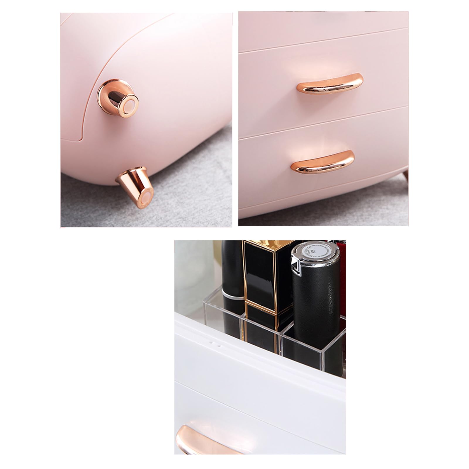 Caja de Almacenamiento para cosméticos y Accesorios Cajón de Maquillaje de Gran Capacidad Contenedor de joyería Impermeable con cajones Caja de Almacenamiento de cosméticos