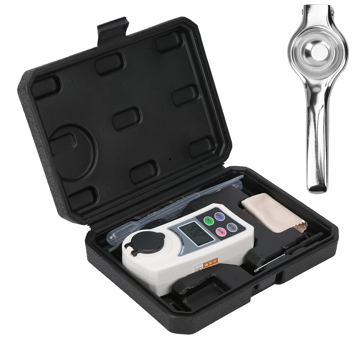 Handheld Refractometer, Light Weight Low Power Consumption Brix