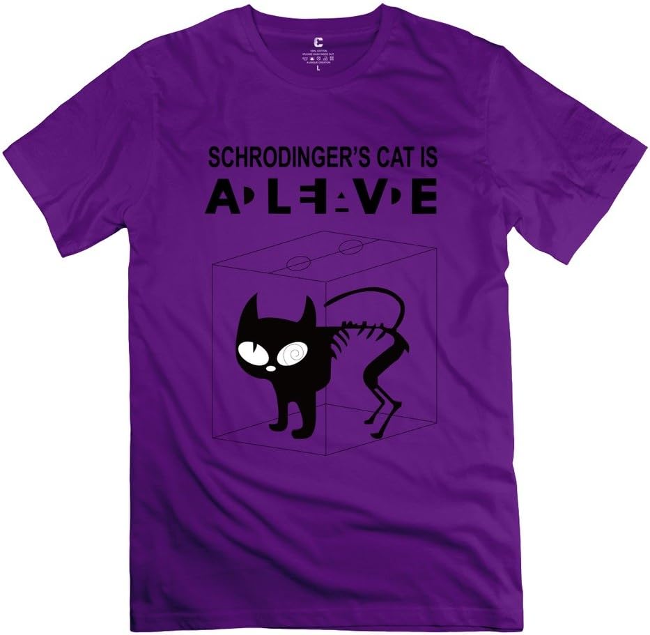 RAFA Men's Sheldon Cooper Schrodingers Cat T-shirt