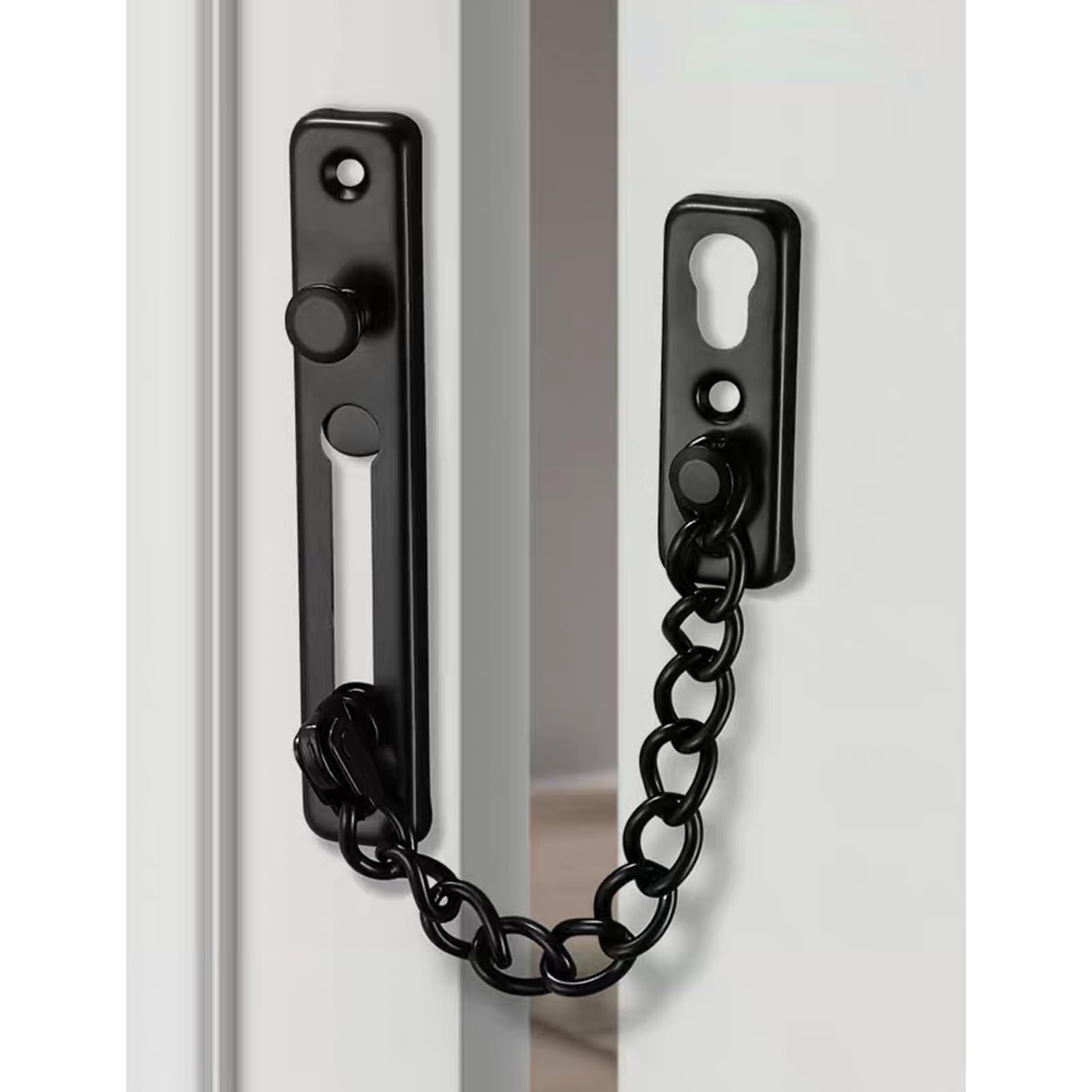Front Door Lowes Door Chain Lock RELIABILT 3-1/3-in Gloss Chain