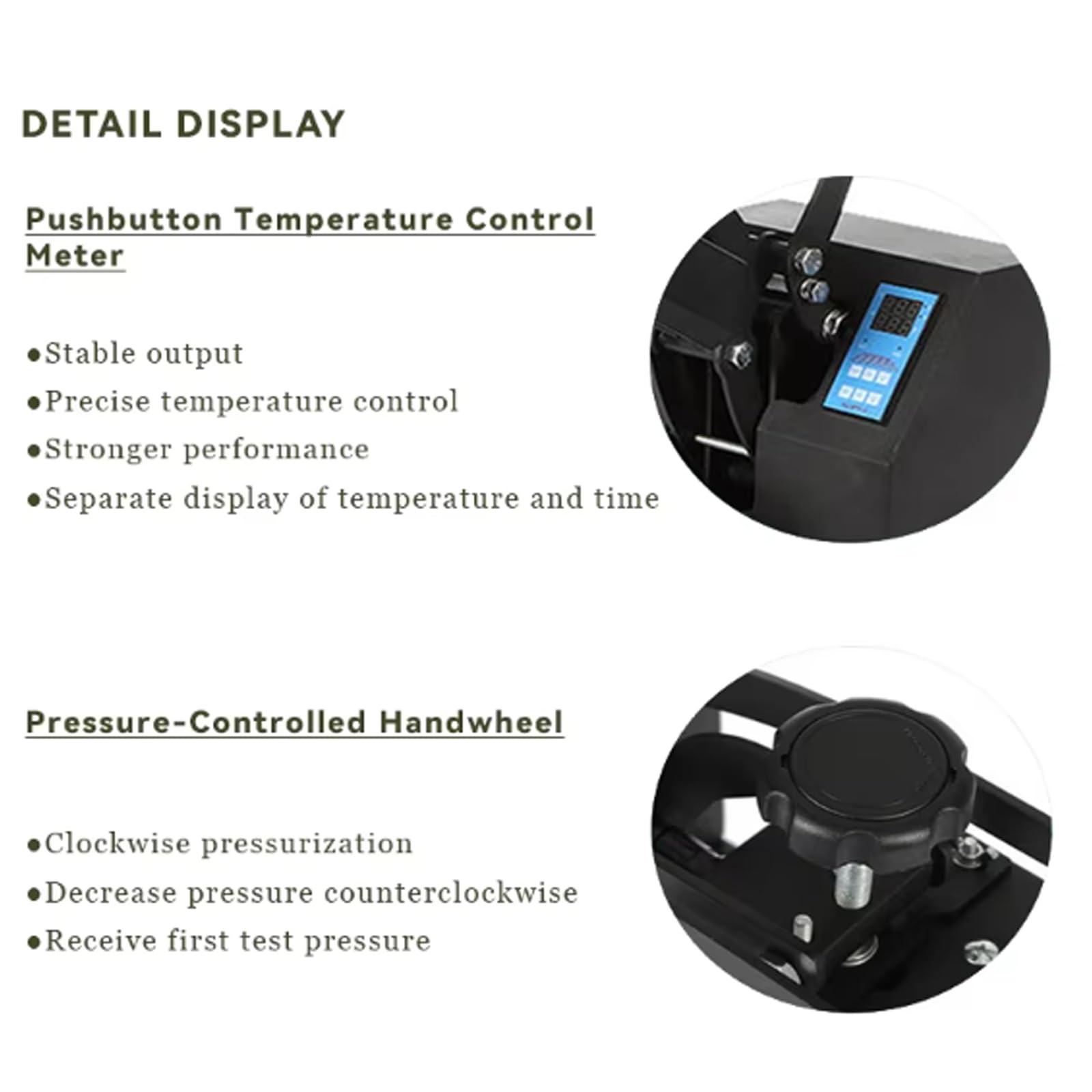 Kappenwärmepresse, 14 x 8 mm, gebogenes Element, Hutpresse, Clamshell-Design, professionelle Hutpresse, digitales LCD-Display, 0–999s Timer/Temperaturregelung 0–299 °C, für Mützen, T-Shirts, Taschen