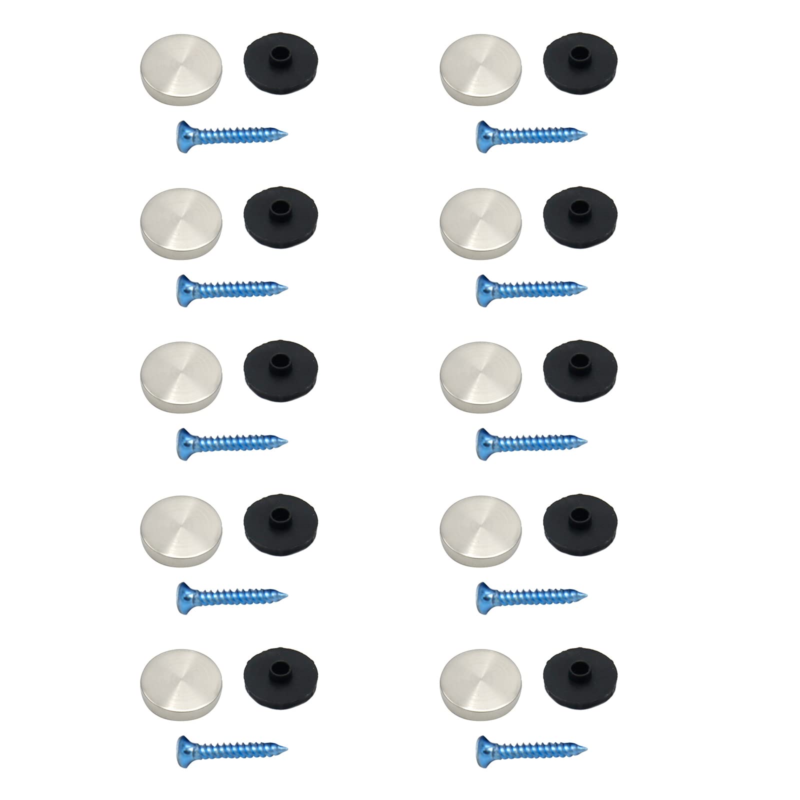 Billboards Decoration Nail Glass Fasteners Fixing Screws Stainless Steel Screw Cover Furniture Hardware Accessory Decorative Screw Covers Caps