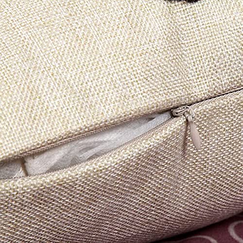 Mehotop Pack Of 4 Throw Pillow Covers Rustic Wood Background Happy Camper Rv Travel Car Outdoor Decorative Cushion Cover With Camping Quote Words Cotton Linen 16X16 Inch Square Pillowcases Decorations #TOP4