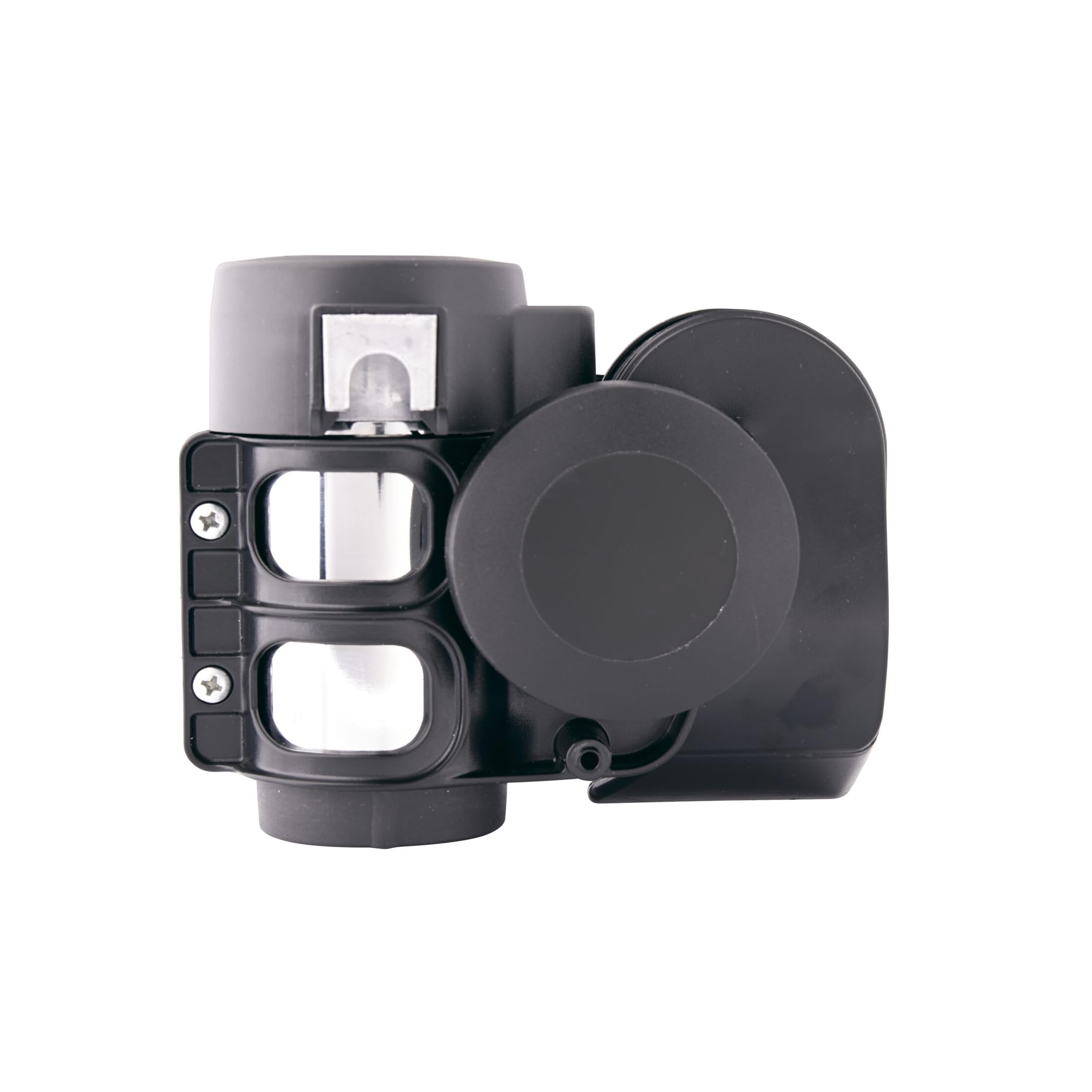 HELLA Clacson CA26,12V,115dB(A),Gamma frequenze,520/660Hz,Tono alto,elettrico-pneumatico,Colore alloggiamento/sede,nero,Quantità,1,3PB 013 410-081
