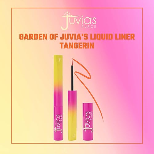Miniatura 5 de Juvia's Place Tangerine Dream Liquid Liner  De larga duración, a prueba de manchas, resistente al agua, altamente pigmentado, libre de crueldad,