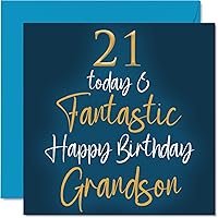 Vista 20 de Stuff4 Fantásticas tarjetas de cumpleaños número 20 para nieto, 20 hoy y fantásticas, tarjeta de feliz cumpleaños para nieto de abuela, abuelo