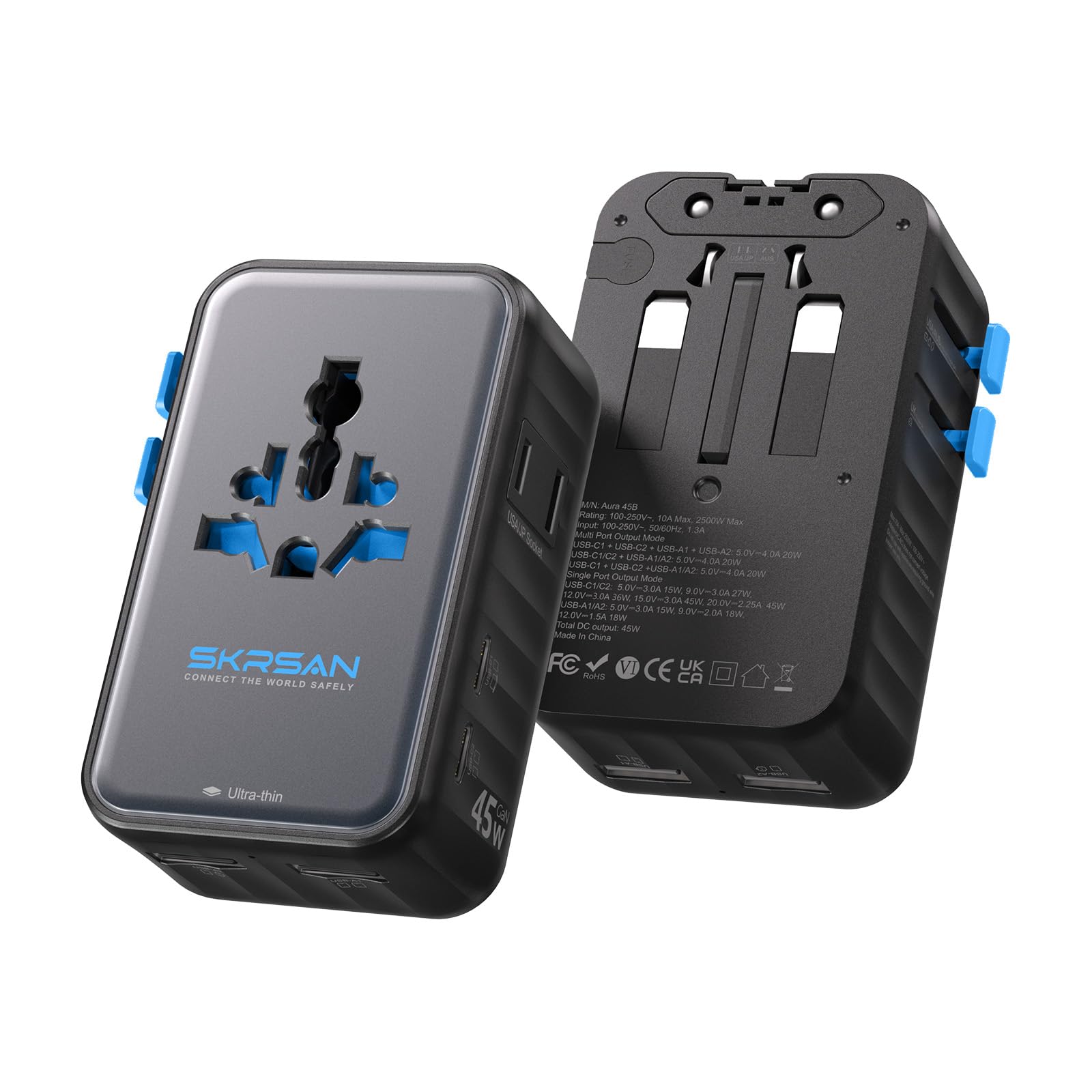 Photo 1 of SKRSAN Aura 45W Universal Travel Adapter