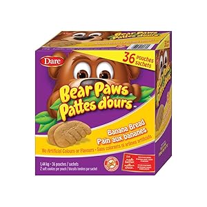 Dare Bear Paws Banana Bread 36 x 40g